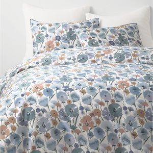 Garnet Hill floral duvet cover